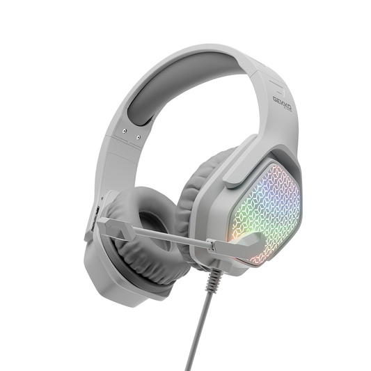 FASTER GEKKO GAMING HEADPHONES WITH NOISE CANCELLING MICROPHONE