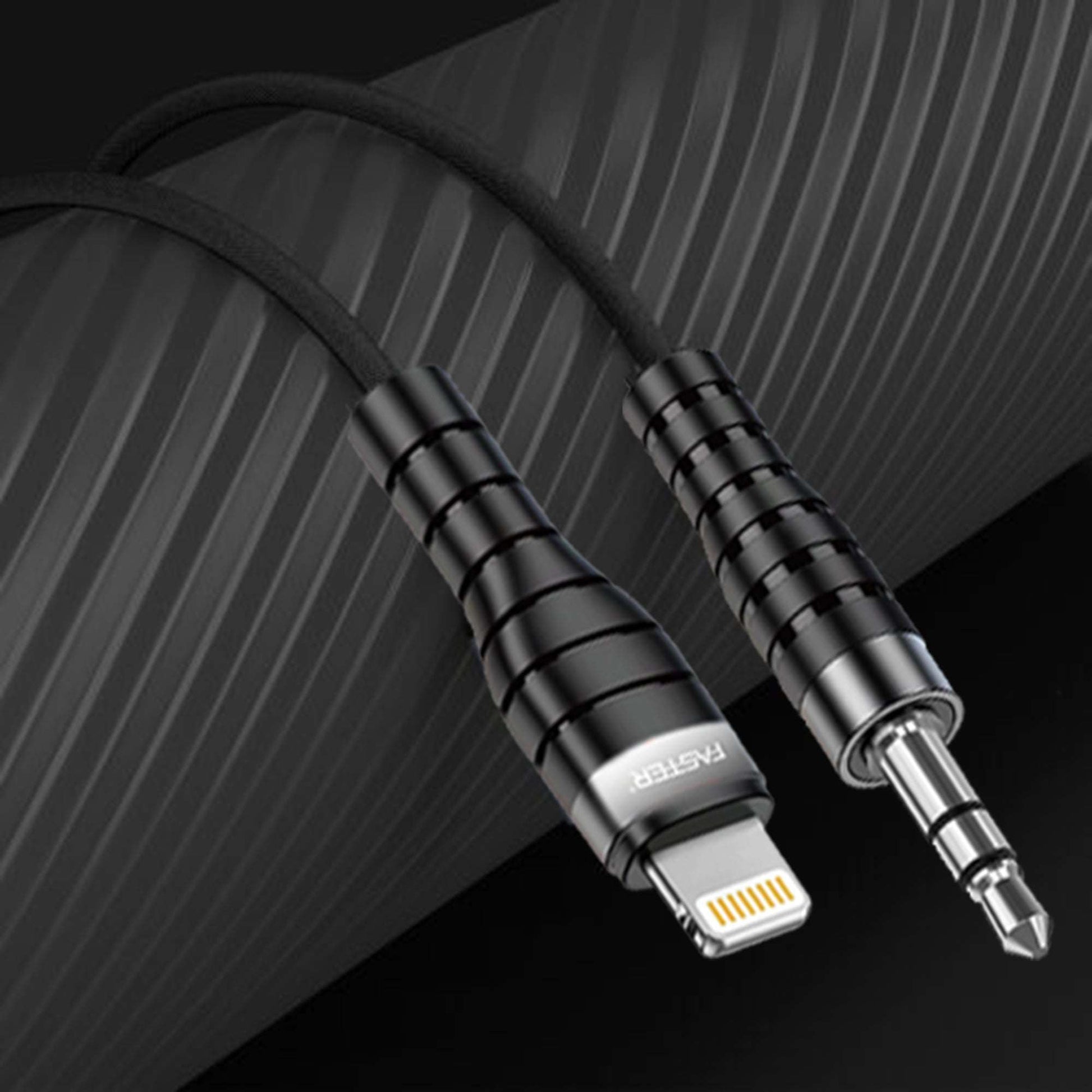 FASTER M1 Audio Cable for Lightning to 3.5mm Port