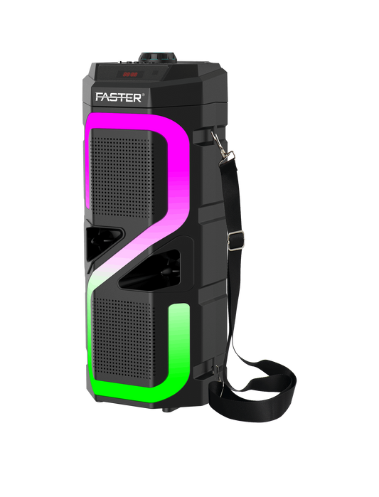 FASTER Rainbow 7 Powerful Bass Wireless Speaker With Mic 20w