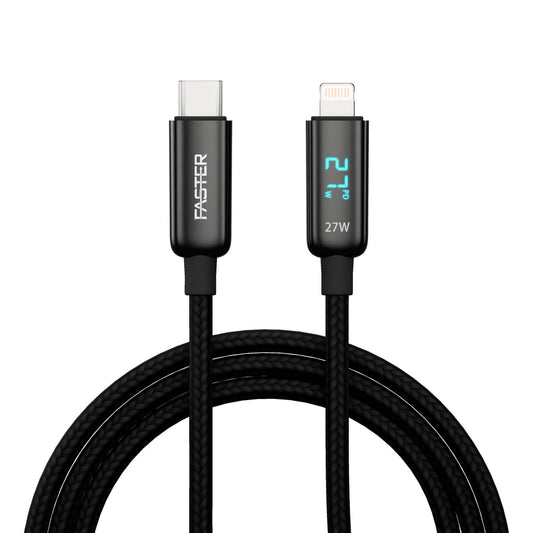 FASTER 27W USB-C TO LIGHTNINGDIGITAL DATA CABLE